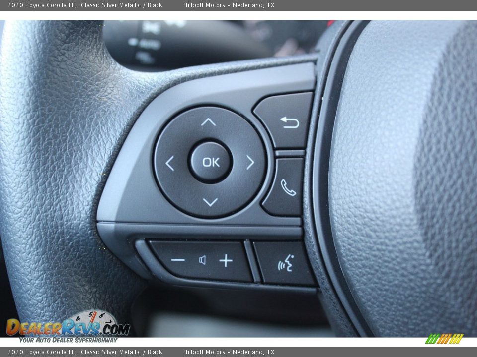 2020 Toyota Corolla LE Classic Silver Metallic / Black Photo #11