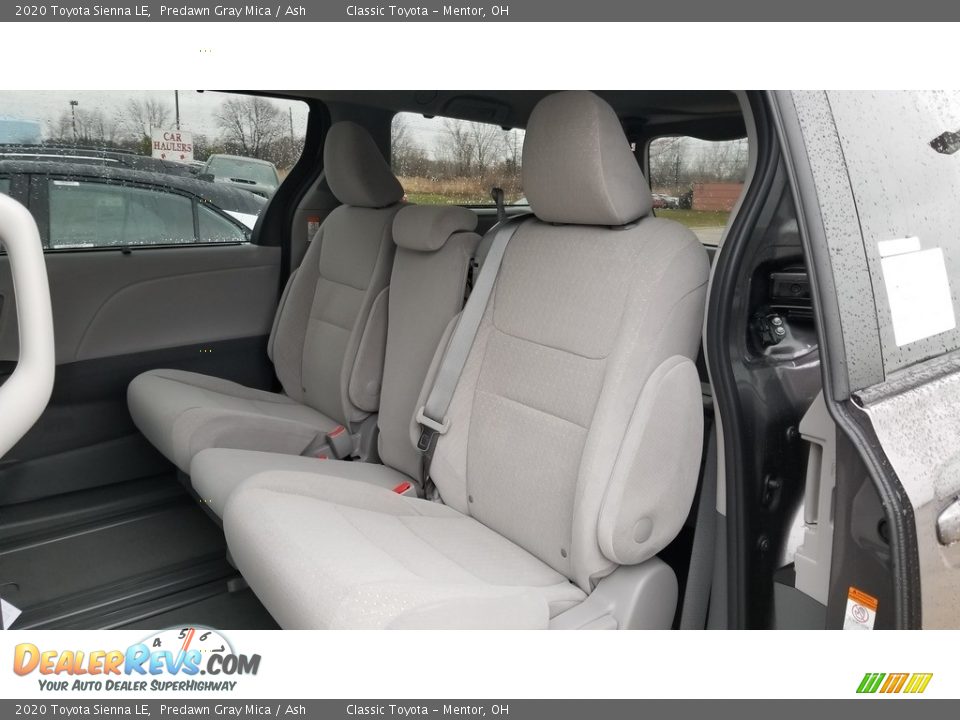 Rear Seat of 2020 Toyota Sienna LE Photo #3