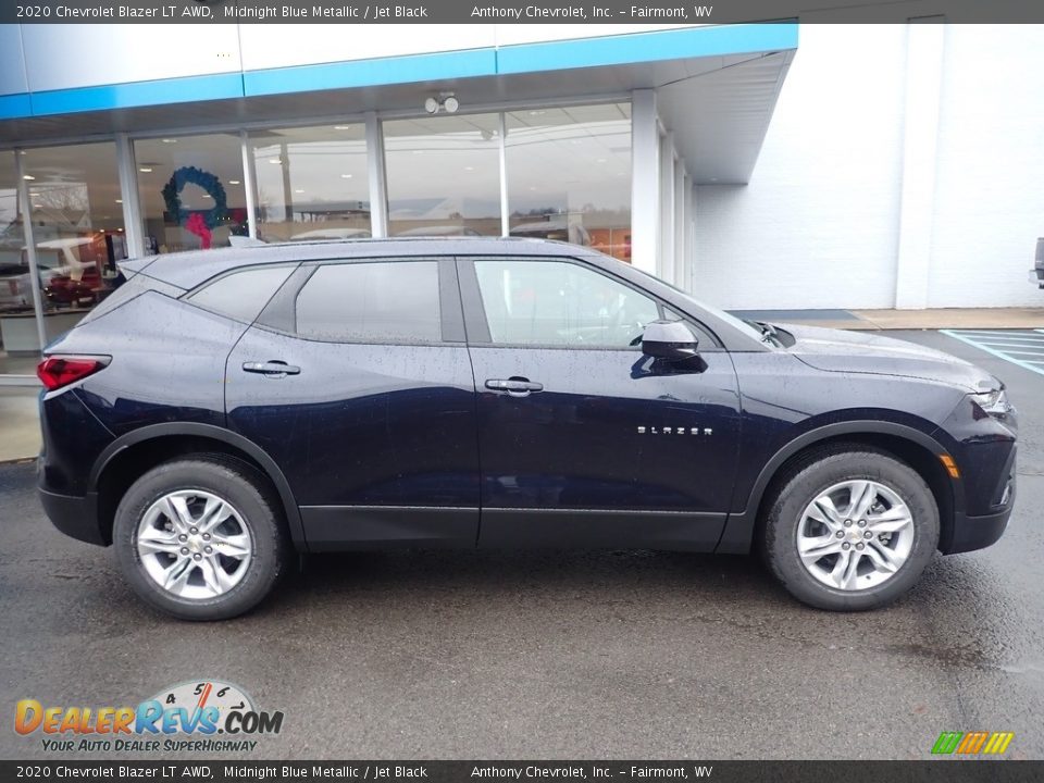 2020 Chevrolet Blazer LT AWD Midnight Blue Metallic / Jet Black Photo #3