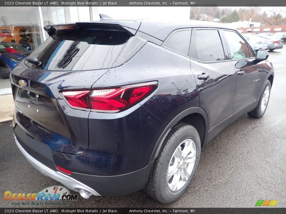 2020 Chevrolet Blazer LT AWD Midnight Blue Metallic / Jet Black Photo #4