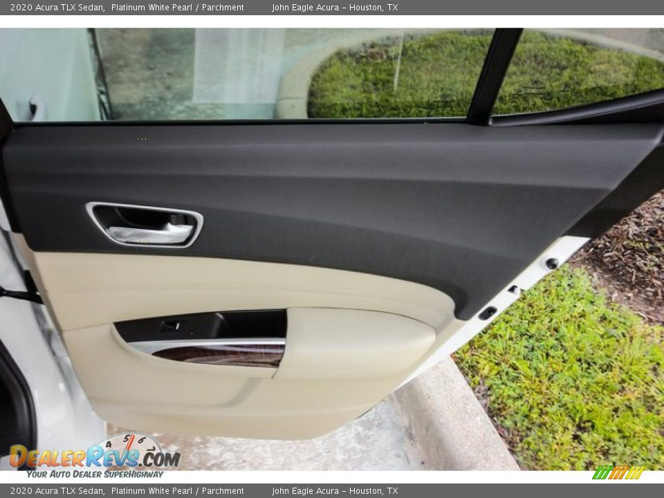 2020 Acura TLX Sedan Platinum White Pearl / Parchment Photo #21