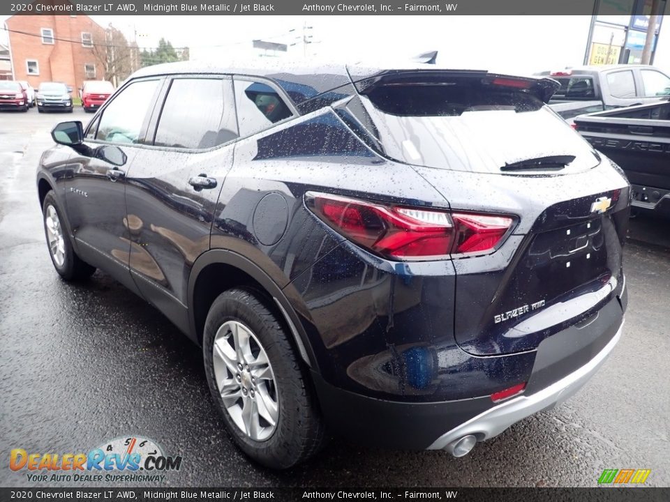 2020 Chevrolet Blazer LT AWD Midnight Blue Metallic / Jet Black Photo #6