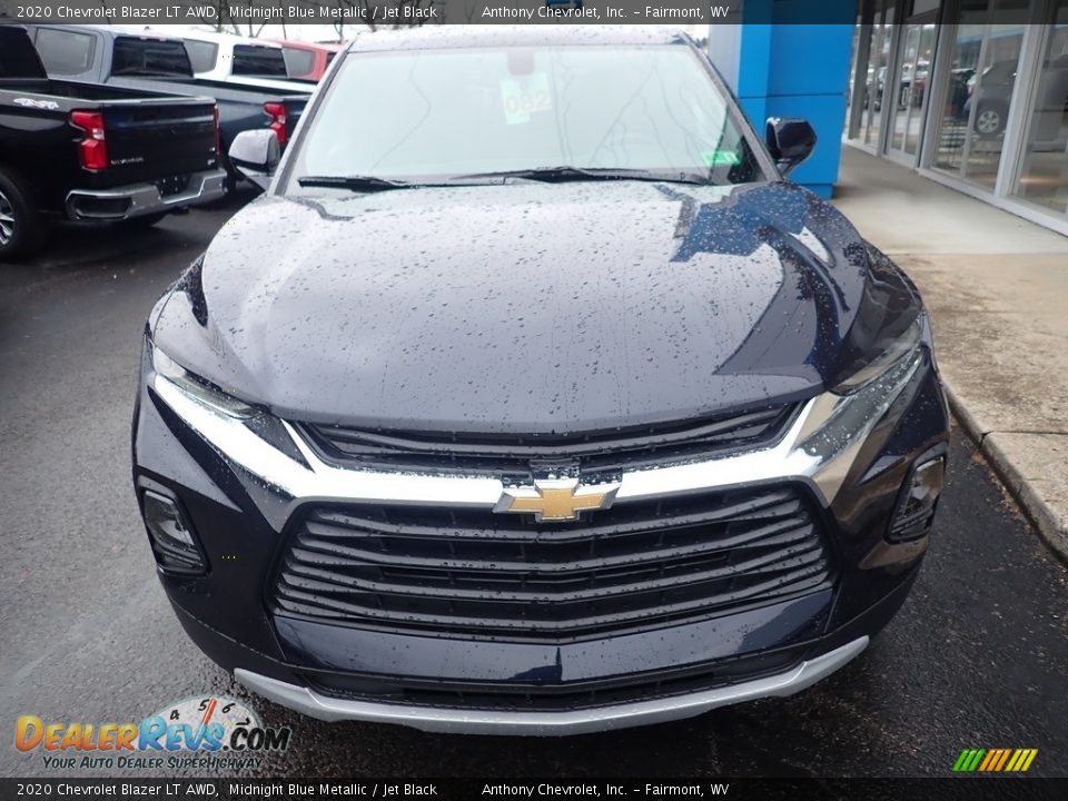 2020 Chevrolet Blazer LT AWD Midnight Blue Metallic / Jet Black Photo #9