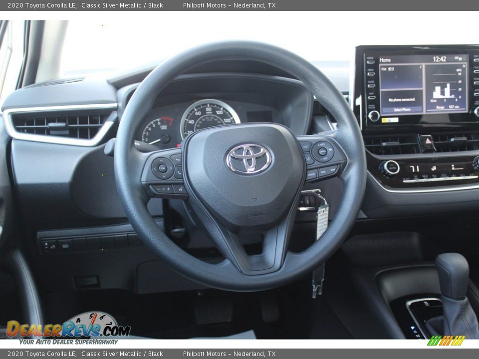 2020 Toyota Corolla LE Classic Silver Metallic / Black Photo #21