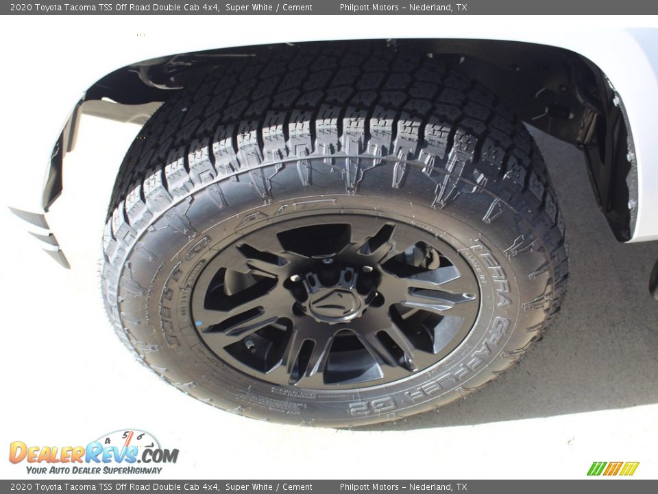 2020 Toyota Tacoma TSS Off Road Double Cab 4x4 Super White / Cement Photo #5