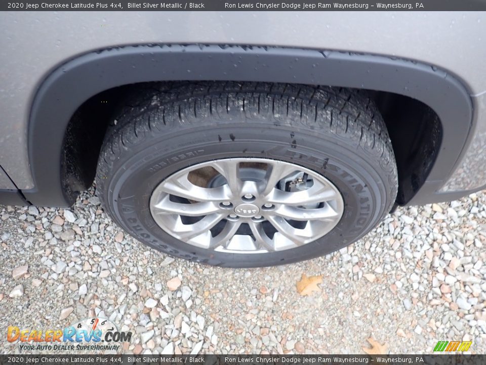 2020 Jeep Cherokee Latitude Plus 4x4 Billet Silver Metallic / Black Photo #9