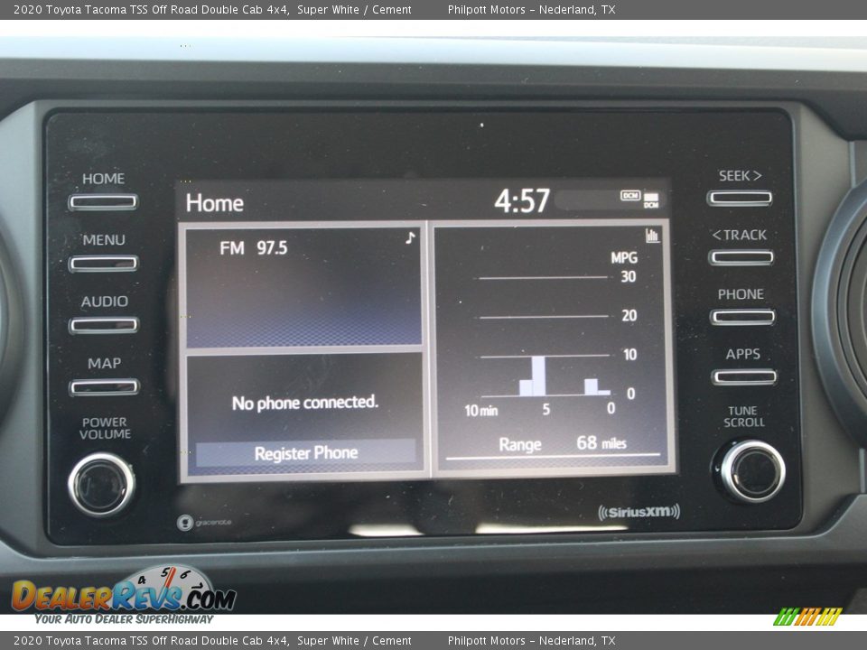 2020 Toyota Tacoma TSS Off Road Double Cab 4x4 Super White / Cement Photo #17