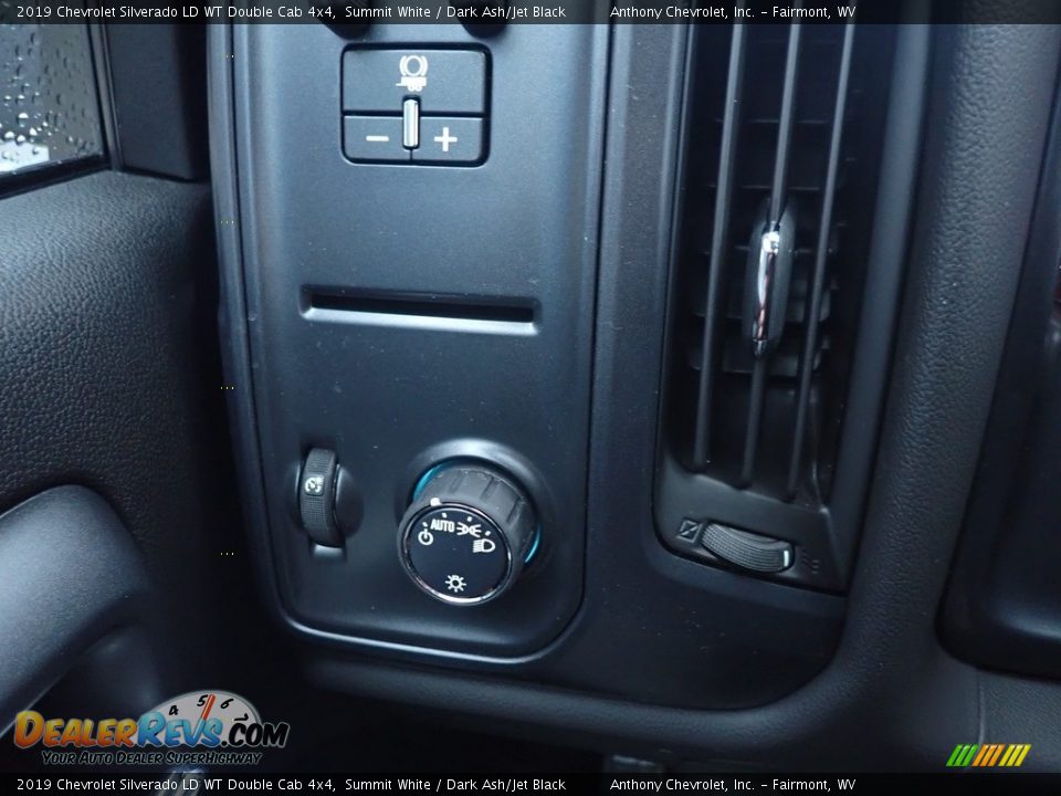 2019 Chevrolet Silverado LD WT Double Cab 4x4 Summit White / Dark Ash/Jet Black Photo #19