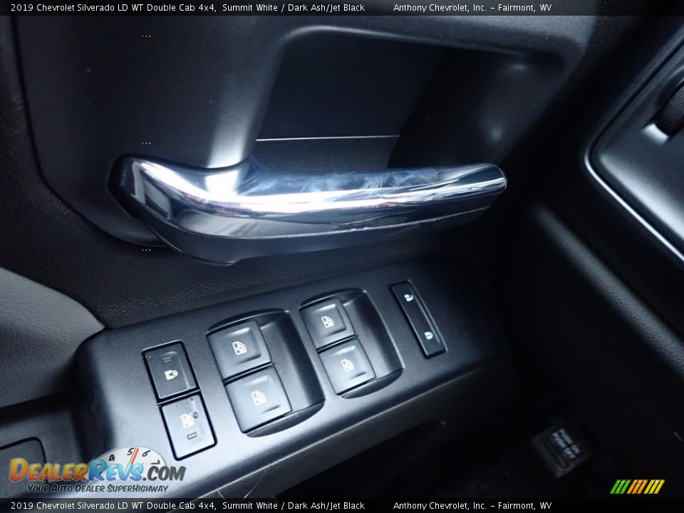 2019 Chevrolet Silverado LD WT Double Cab 4x4 Summit White / Dark Ash/Jet Black Photo #20