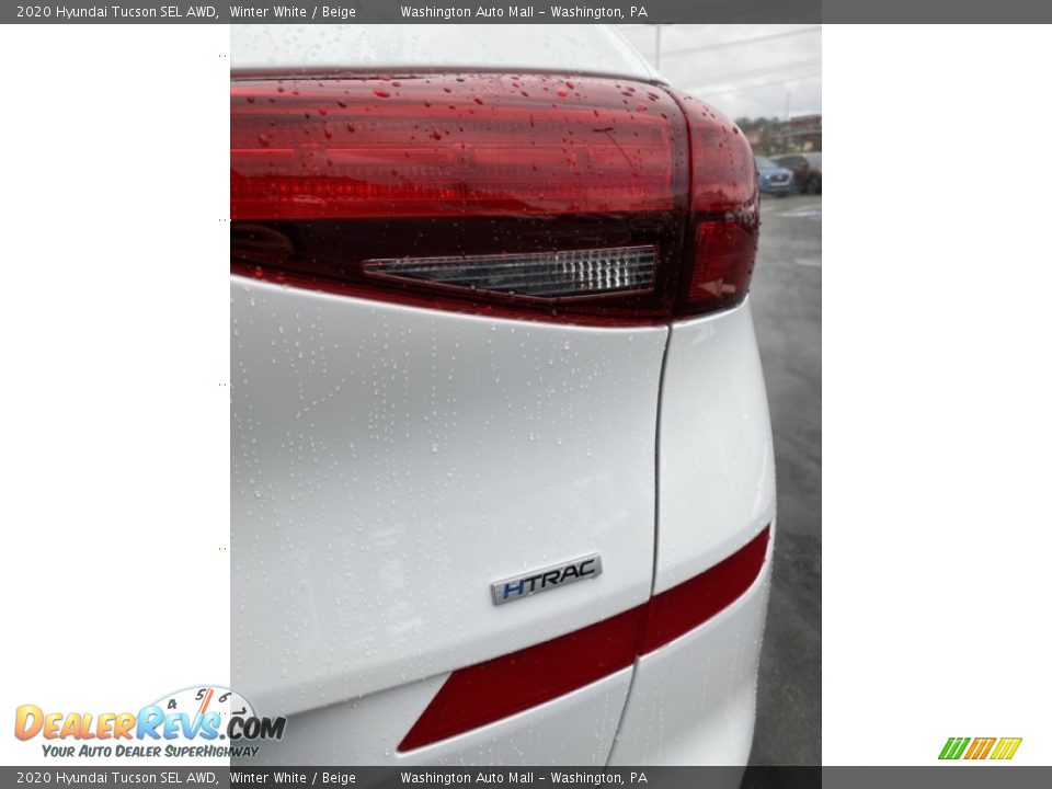 2020 Hyundai Tucson SEL AWD Winter White / Beige Photo #23