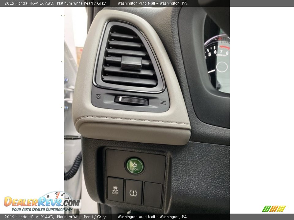 2019 Honda HR-V LX AWD Platinum White Pearl / Gray Photo #12