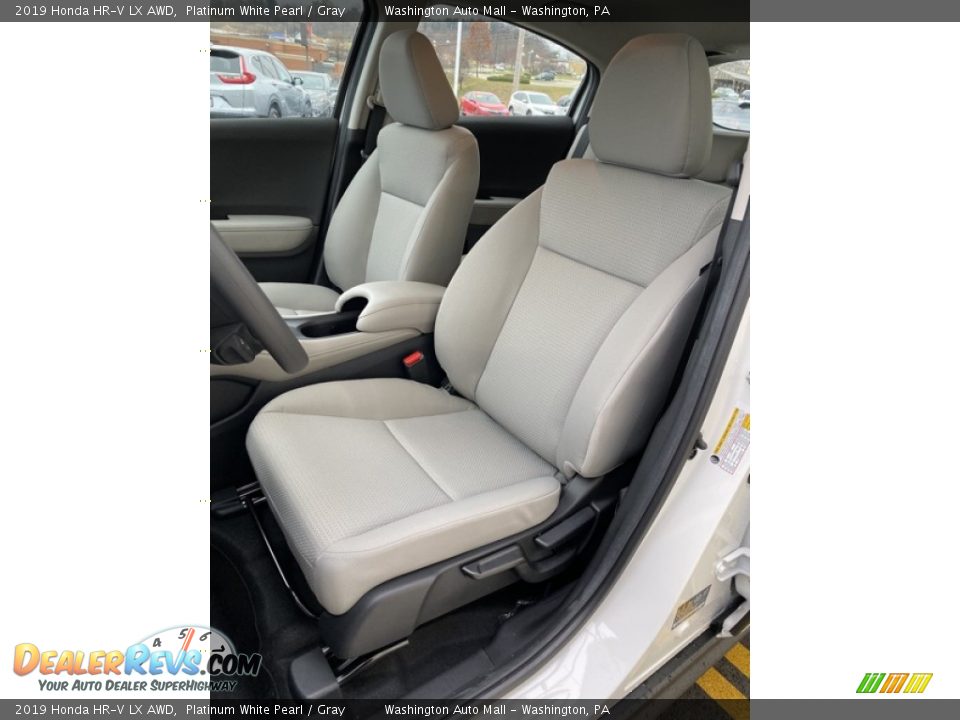 2019 Honda HR-V LX AWD Platinum White Pearl / Gray Photo #14