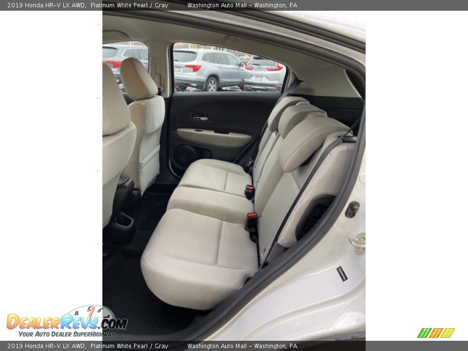 2019 Honda HR-V LX AWD Platinum White Pearl / Gray Photo #18