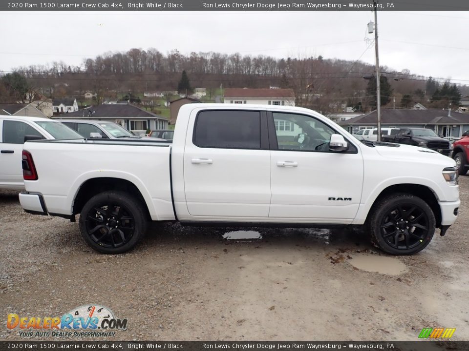 Bright White 2020 Ram 1500 Laramie Crew Cab 4x4 Photo #6
