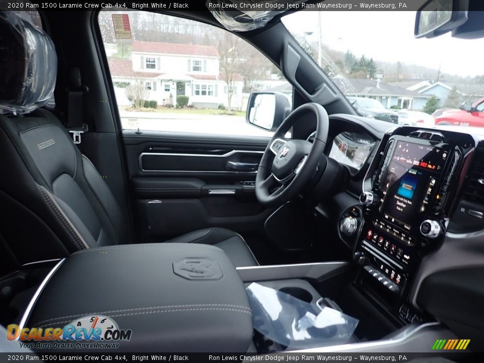 2020 Ram 1500 Laramie Crew Cab 4x4 Bright White / Black Photo #9