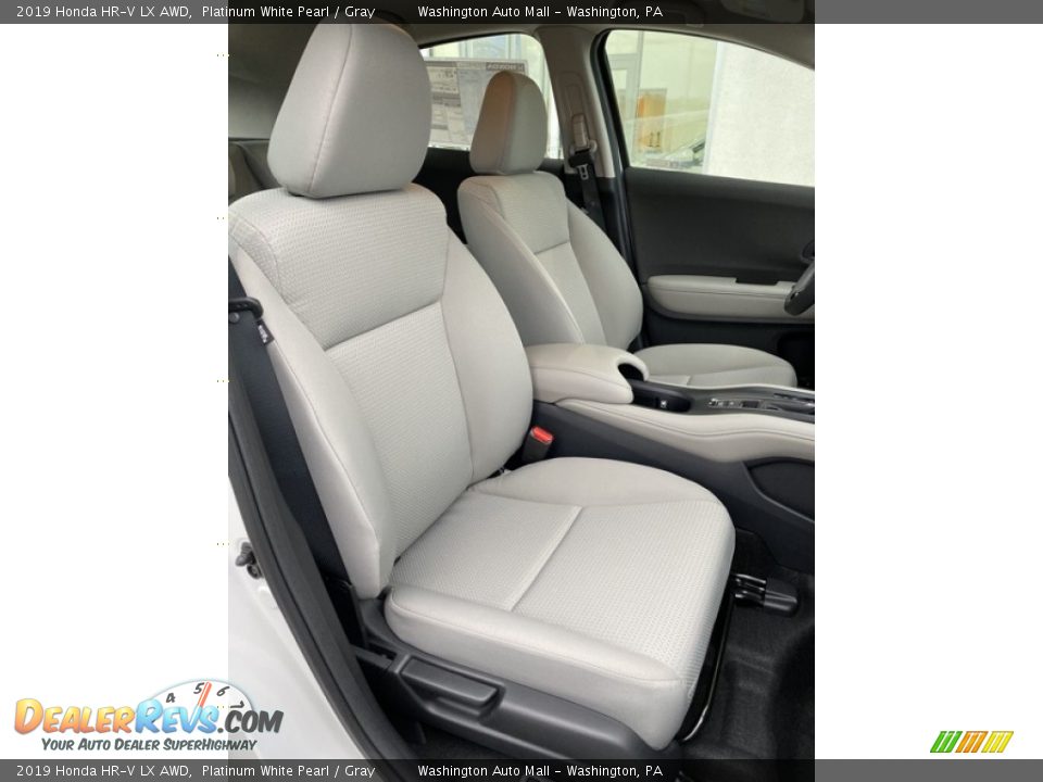 2019 Honda HR-V LX AWD Platinum White Pearl / Gray Photo #26