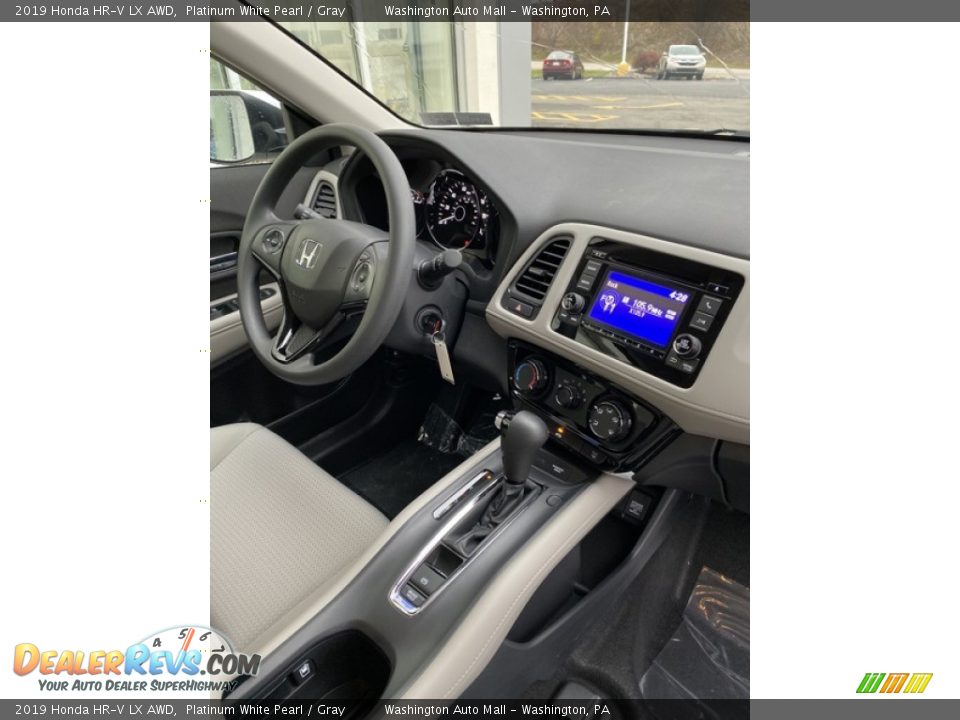 2019 Honda HR-V LX AWD Platinum White Pearl / Gray Photo #27