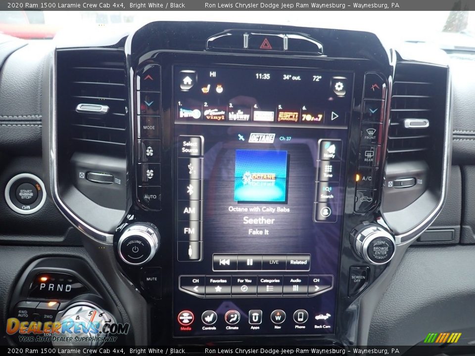 Controls of 2020 Ram 1500 Laramie Crew Cab 4x4 Photo #17