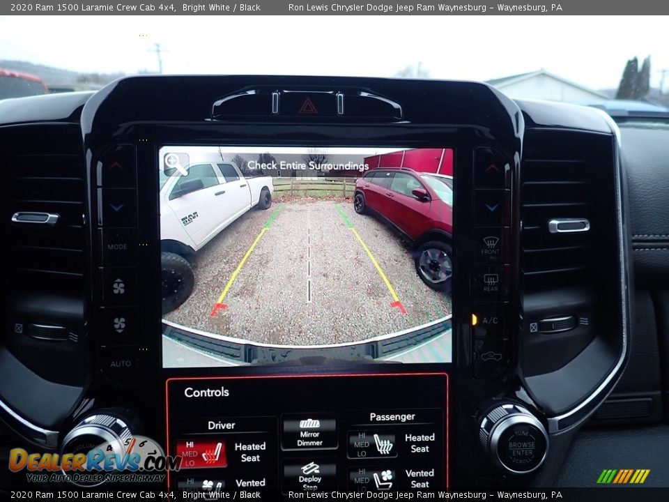 Controls of 2020 Ram 1500 Laramie Crew Cab 4x4 Photo #18