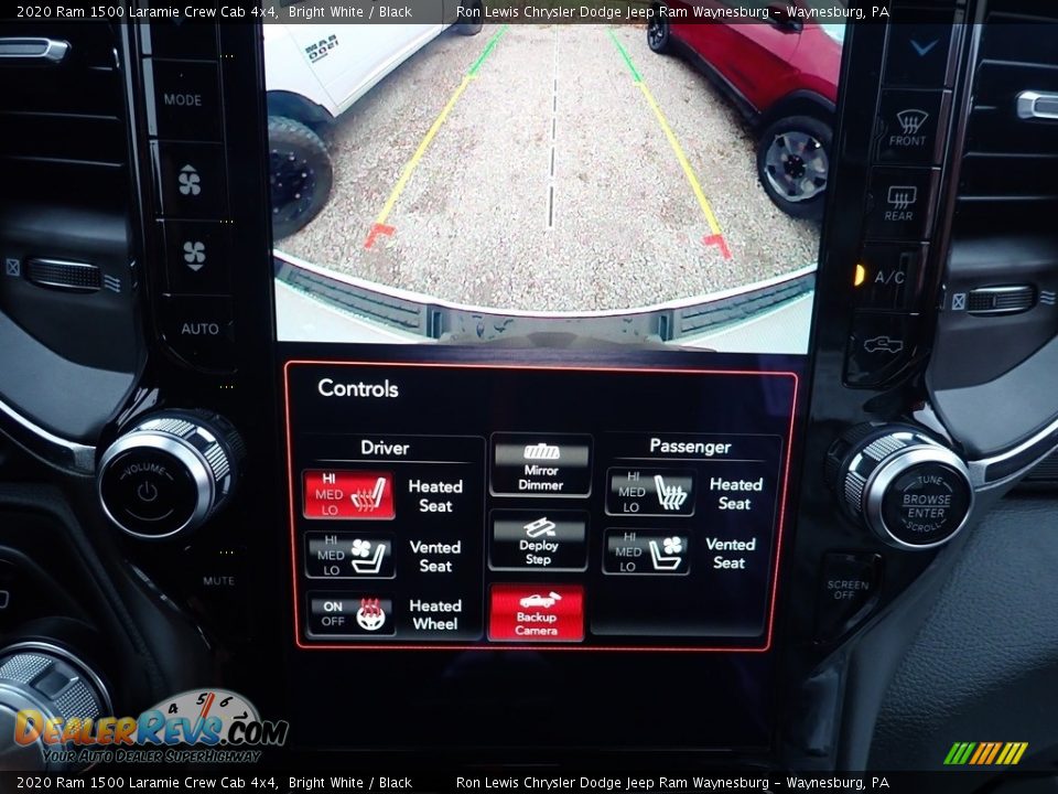 Controls of 2020 Ram 1500 Laramie Crew Cab 4x4 Photo #19