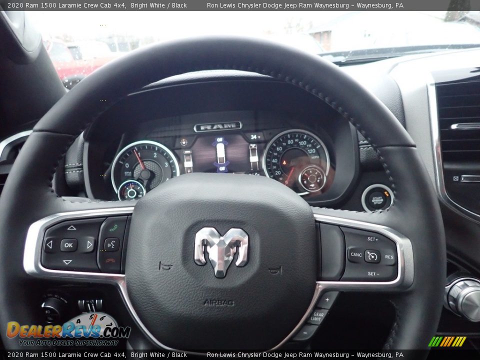 2020 Ram 1500 Laramie Crew Cab 4x4 Steering Wheel Photo #20