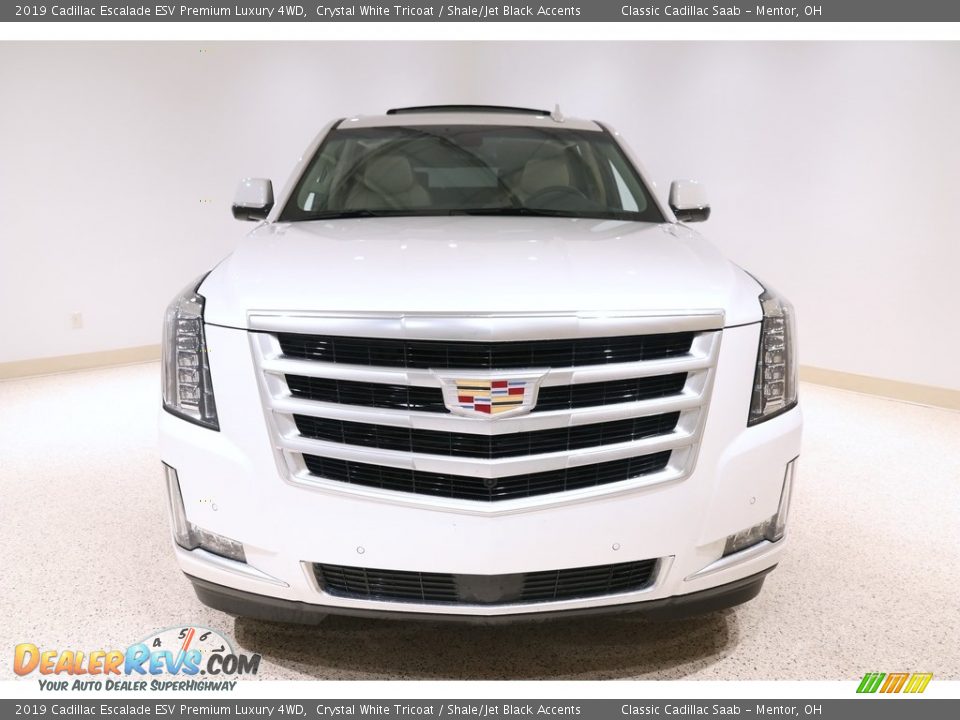 2019 Cadillac Escalade ESV Premium Luxury 4WD Crystal White Tricoat / Shale/Jet Black Accents Photo #2