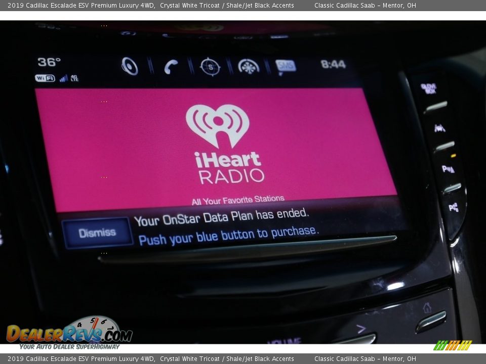 2019 Cadillac Escalade ESV Premium Luxury 4WD Crystal White Tricoat / Shale/Jet Black Accents Photo #21