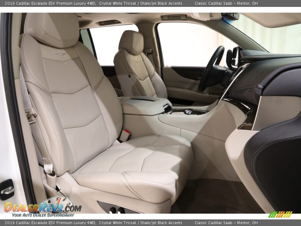 2019 Cadillac Escalade ESV Premium Luxury 4WD Crystal White Tricoat / Shale/Jet Black Accents Photo #23