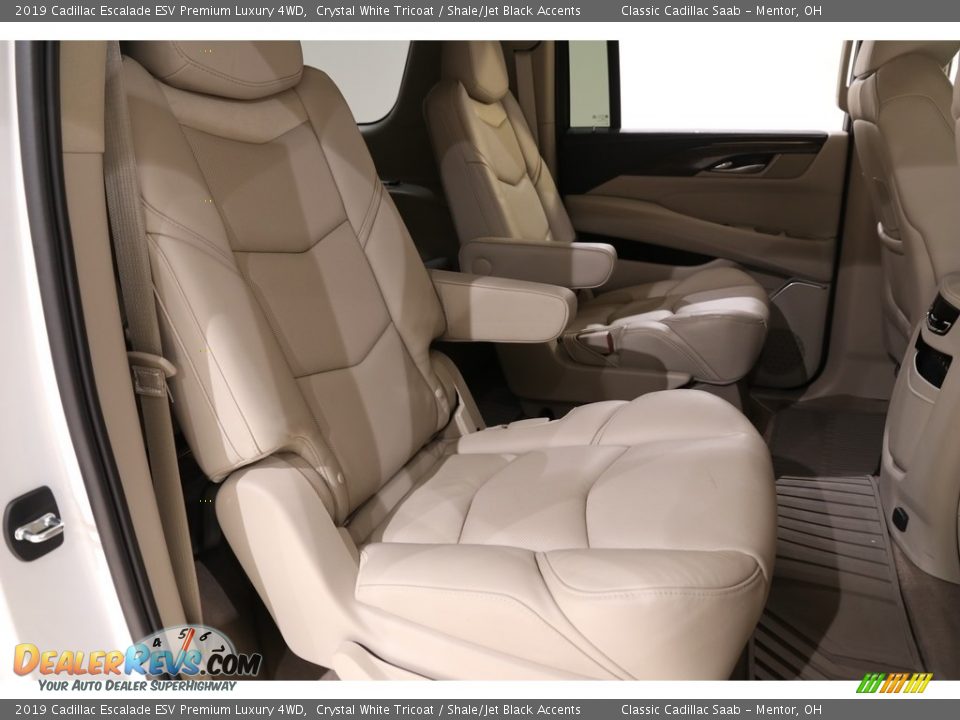 2019 Cadillac Escalade ESV Premium Luxury 4WD Crystal White Tricoat / Shale/Jet Black Accents Photo #24