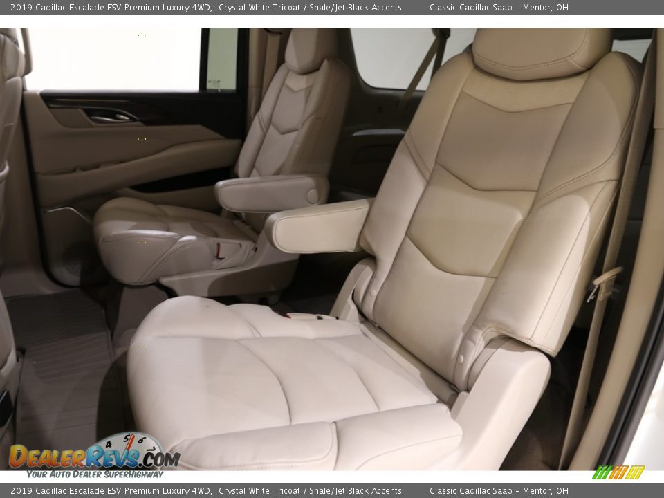 2019 Cadillac Escalade ESV Premium Luxury 4WD Crystal White Tricoat / Shale/Jet Black Accents Photo #25