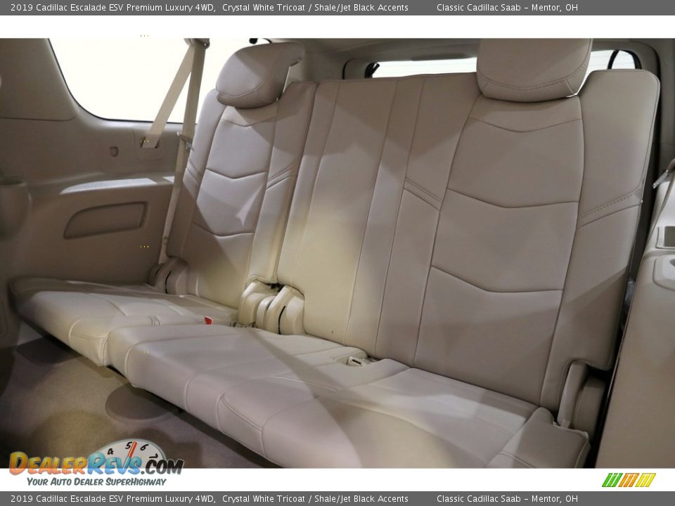 2019 Cadillac Escalade ESV Premium Luxury 4WD Crystal White Tricoat / Shale/Jet Black Accents Photo #27