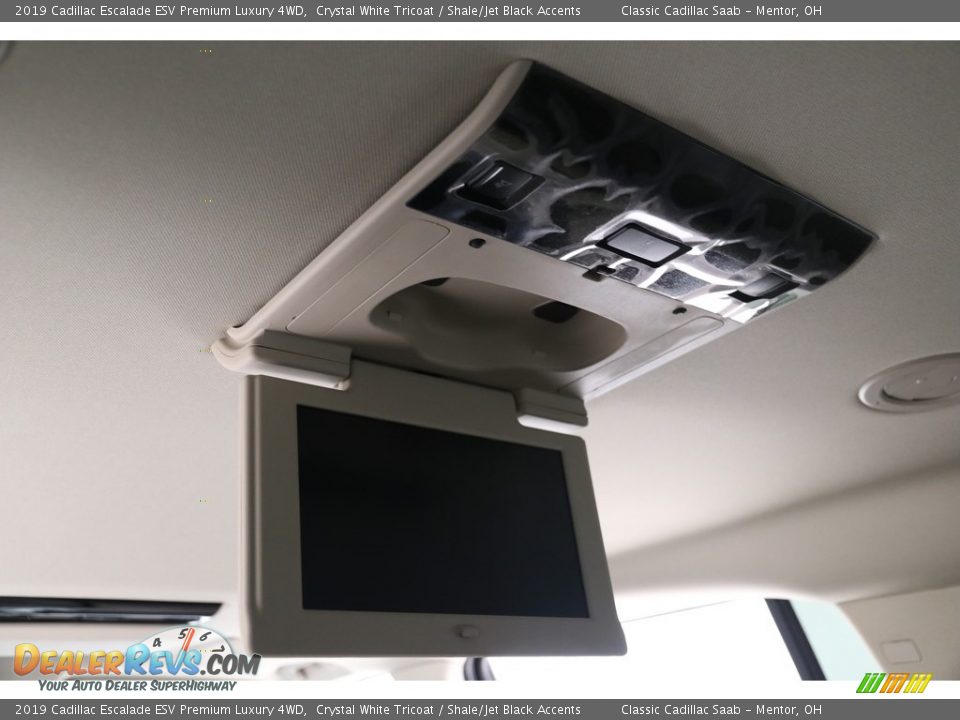 2019 Cadillac Escalade ESV Premium Luxury 4WD Crystal White Tricoat / Shale/Jet Black Accents Photo #28