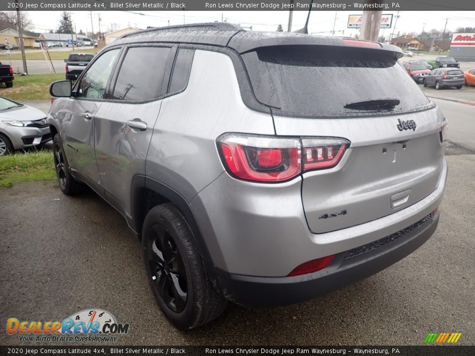 2020 Jeep Compass Latitude 4x4 Billet Silver Metallic / Black Photo #3