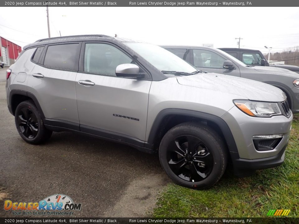 2020 Jeep Compass Latitude 4x4 Billet Silver Metallic / Black Photo #6