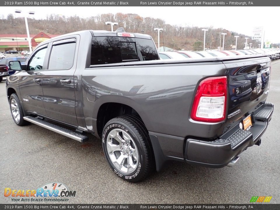 2019 Ram 1500 Big Horn Crew Cab 4x4 Granite Crystal Metallic / Black Photo #3