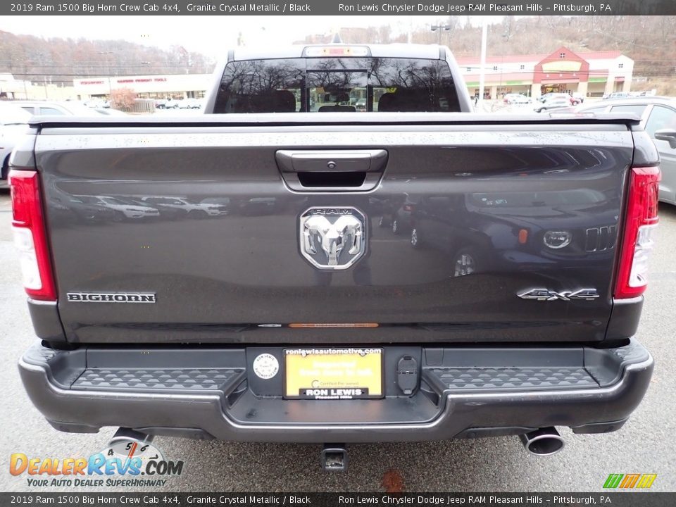 2019 Ram 1500 Big Horn Crew Cab 4x4 Granite Crystal Metallic / Black Photo #4