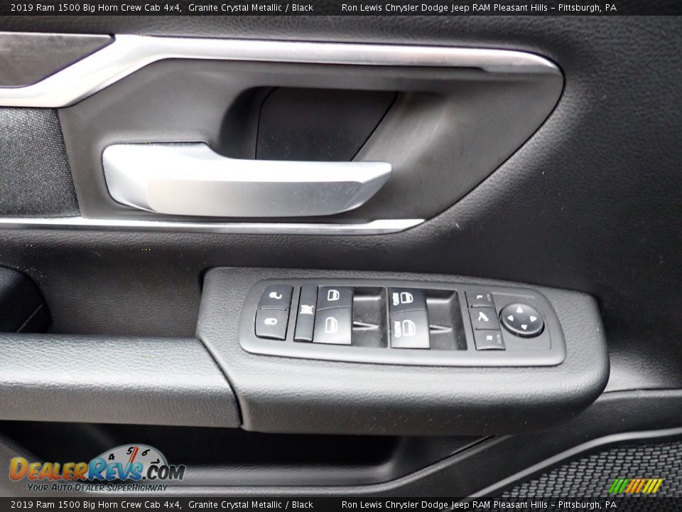 2019 Ram 1500 Big Horn Crew Cab 4x4 Granite Crystal Metallic / Black Photo #14