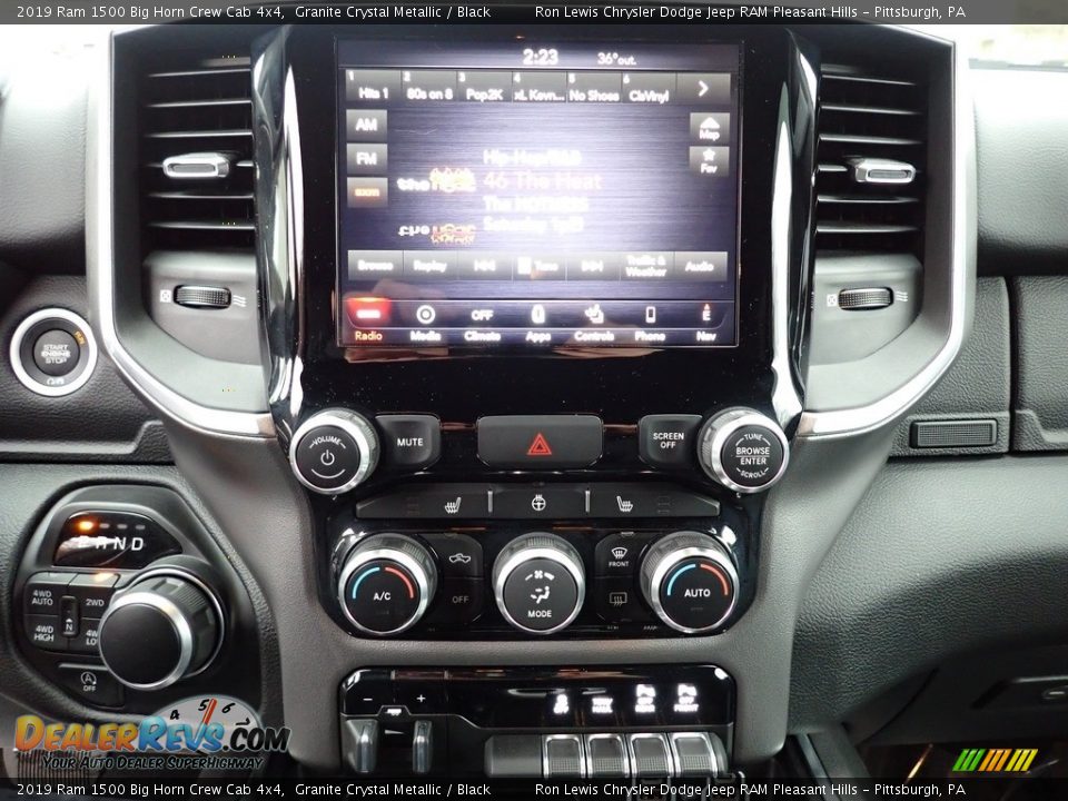 2019 Ram 1500 Big Horn Crew Cab 4x4 Granite Crystal Metallic / Black Photo #19