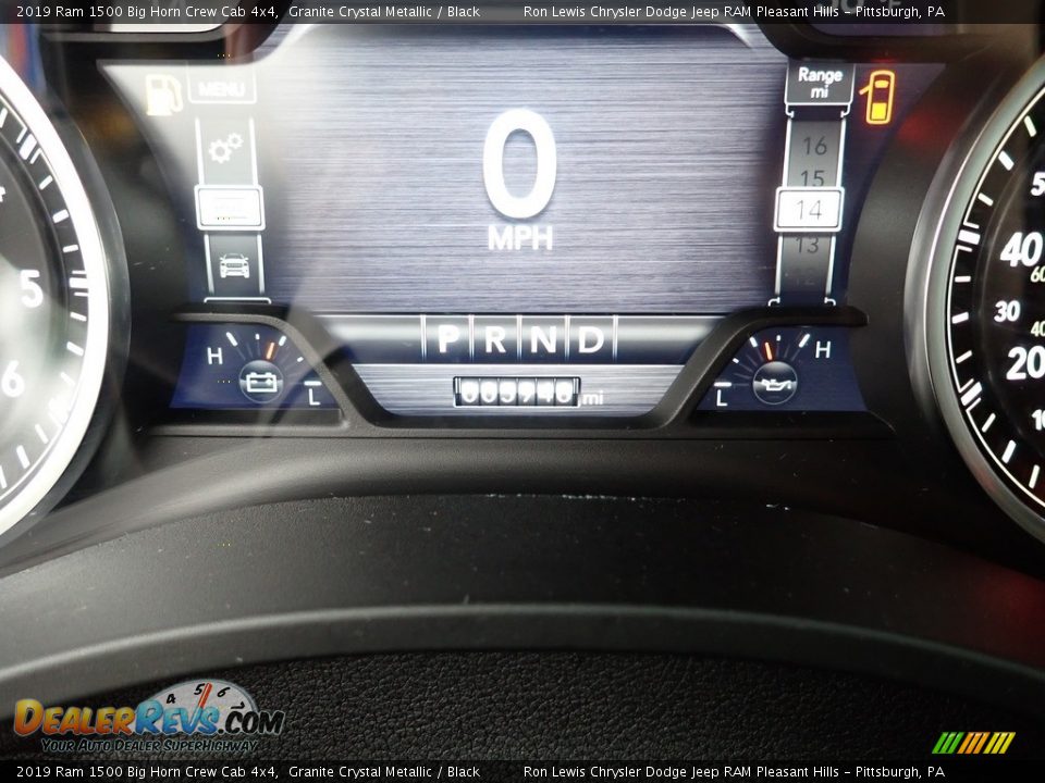 2019 Ram 1500 Big Horn Crew Cab 4x4 Granite Crystal Metallic / Black Photo #20