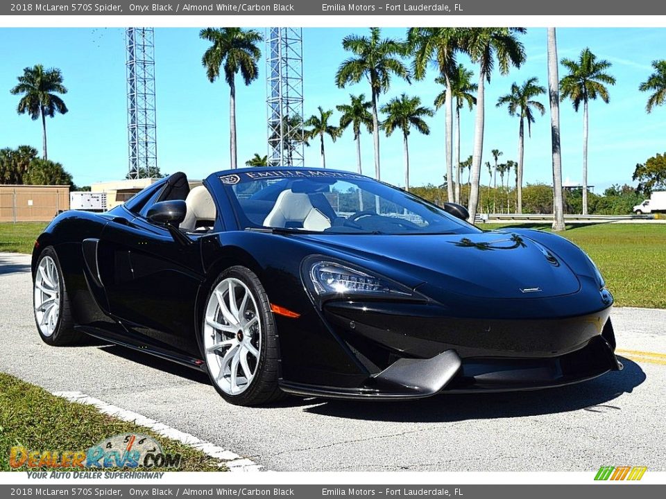 Front 3/4 View of 2018 McLaren 570S Spider Photo #1