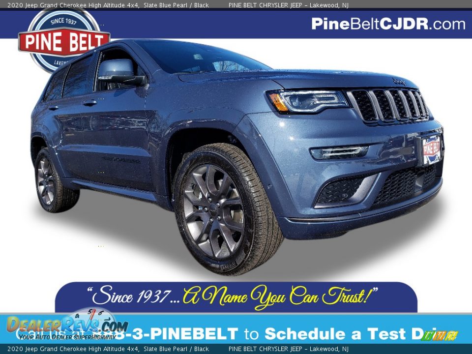 2020 Jeep Grand Cherokee High Altitude 4x4 Slate Blue Pearl / Black Photo #1