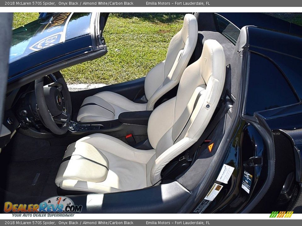 Front Seat of 2018 McLaren 570S Spider Photo #28