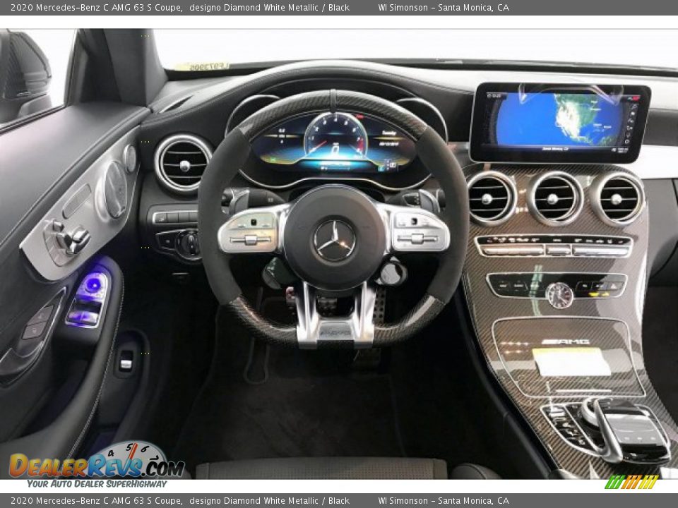 2020 Mercedes-Benz C AMG 63 S Coupe Steering Wheel Photo #4