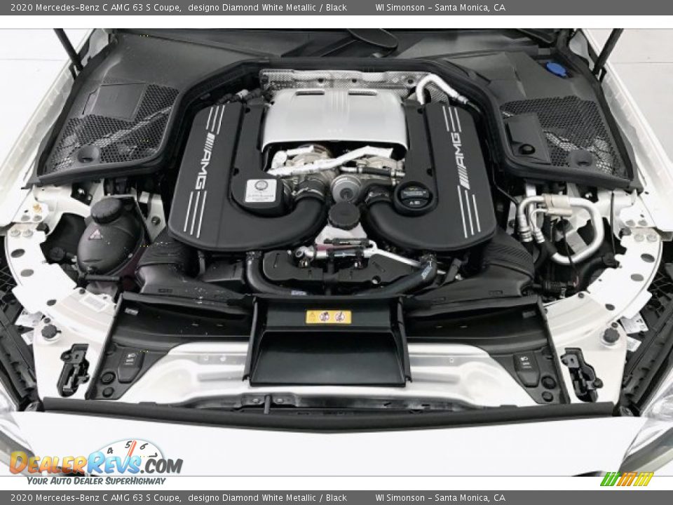 2020 Mercedes-Benz C AMG 63 S Coupe 4.0 Liter AMG biturbo DOHC 32-Valve VVT V8 Engine Photo #9