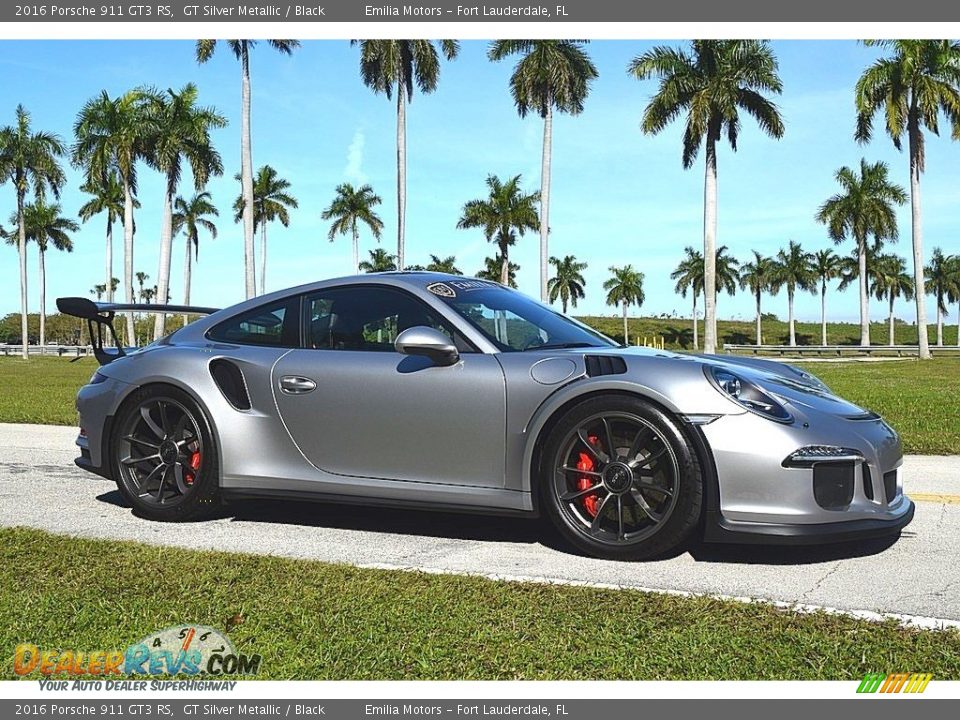 GT Silver Metallic 2016 Porsche 911 GT3 RS Photo #2