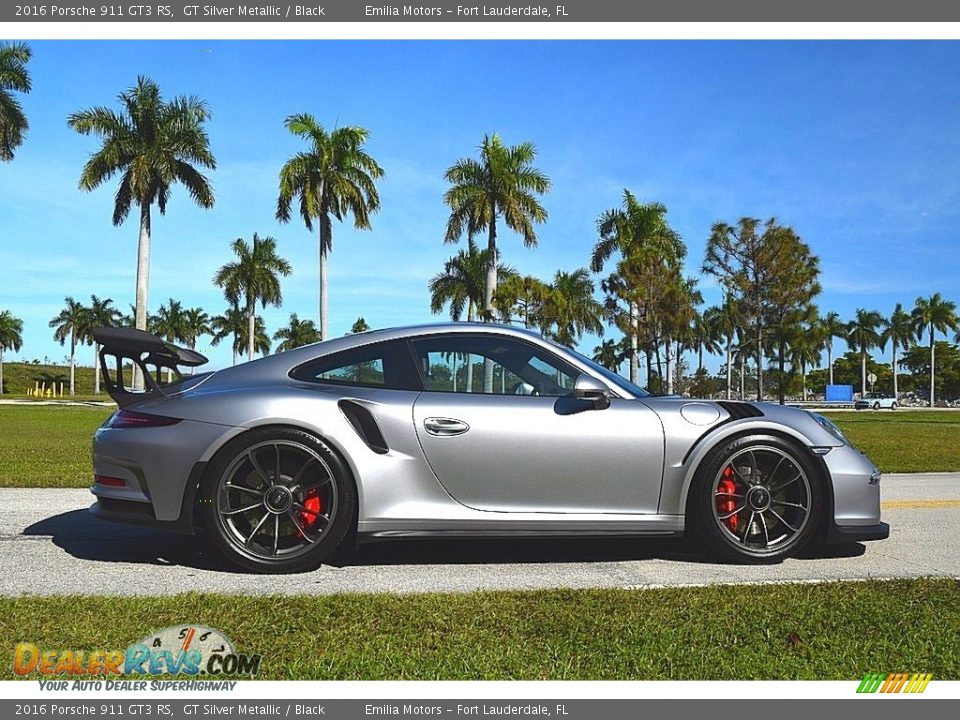 GT Silver Metallic 2016 Porsche 911 GT3 RS Photo #3