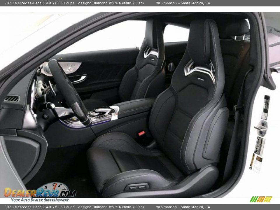 Black Interior - 2020 Mercedes-Benz C AMG 63 S Coupe Photo #14