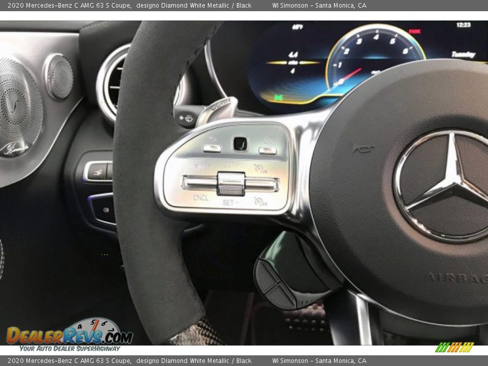 2020 Mercedes-Benz C AMG 63 S Coupe Steering Wheel Photo #18