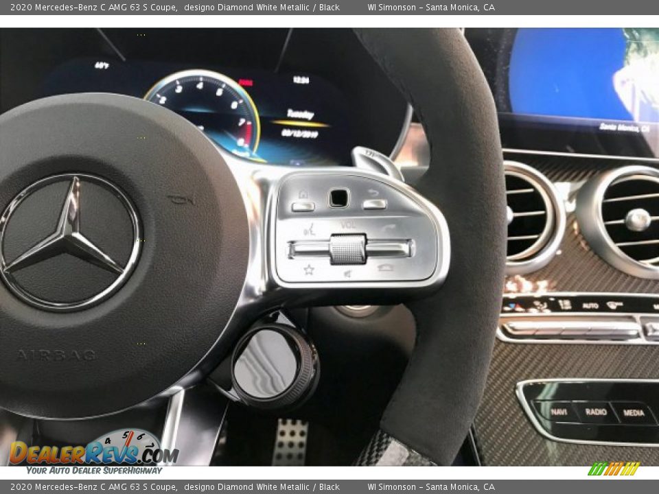 2020 Mercedes-Benz C AMG 63 S Coupe Steering Wheel Photo #19