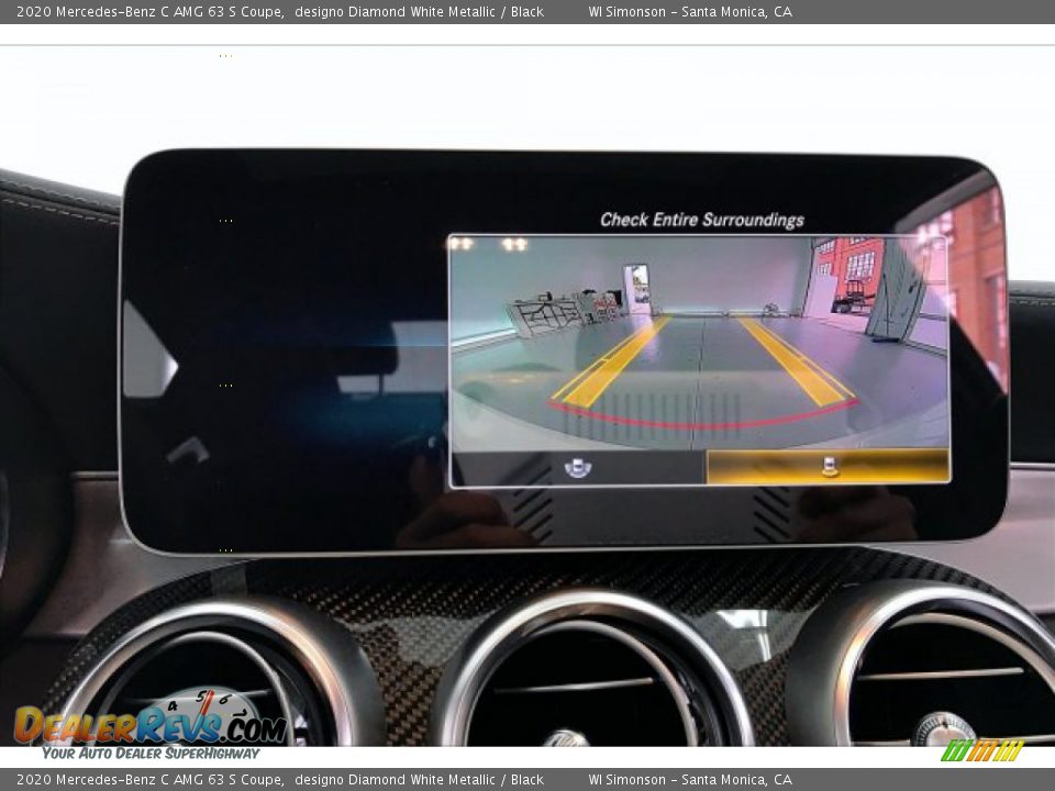 2020 Mercedes-Benz C AMG 63 S Coupe designo Diamond White Metallic / Black Photo #21